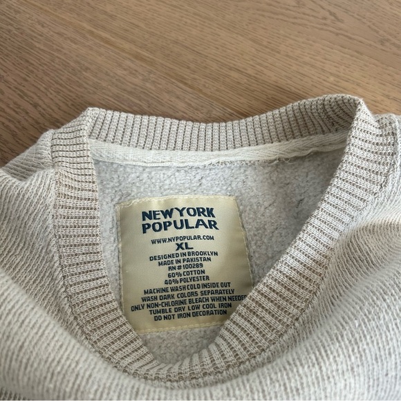 Washington D.C. Cream Sweater - Picture 5 of 5